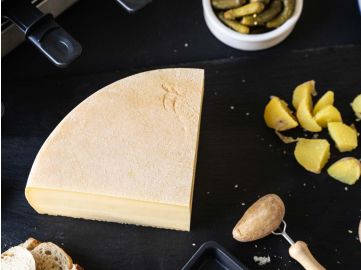 Schweizer Raclettekäse | RACLETTE SWISS | Viertel Laib (rund) | 1,2 kg