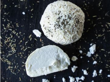 Ziegenkäse Rohmilch Frankreich Chevrothym mit Thymian